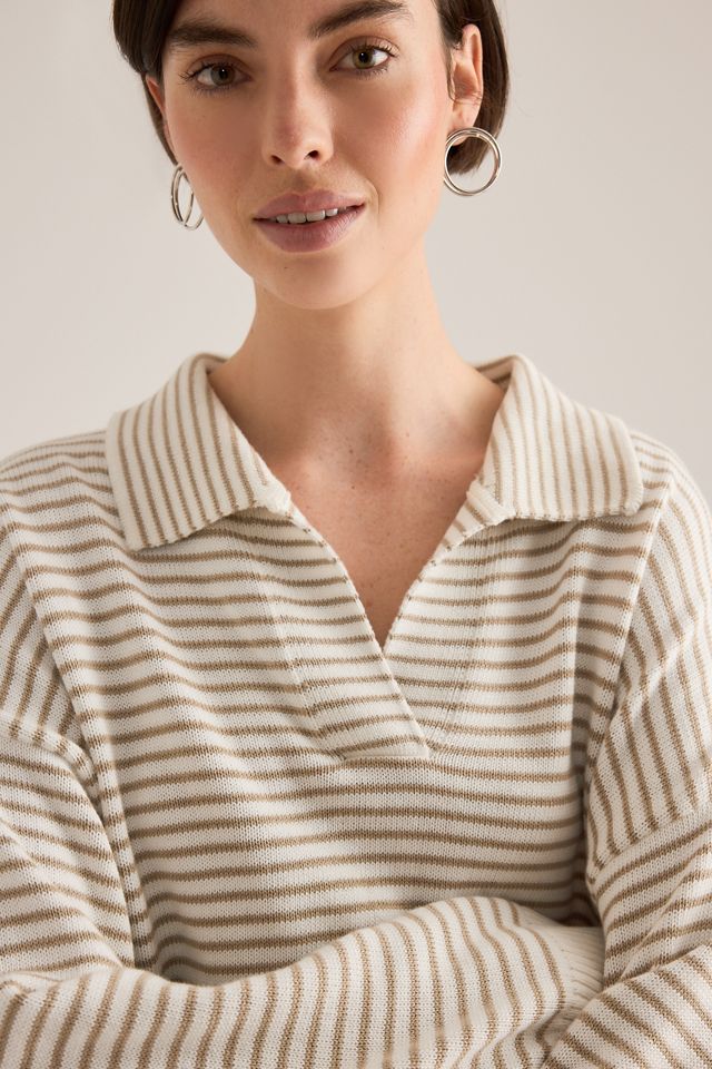 Barbour Aylesby Stripe Collared Jumper #2