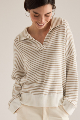 Barbour Aylesby Stripe Collared Jumper