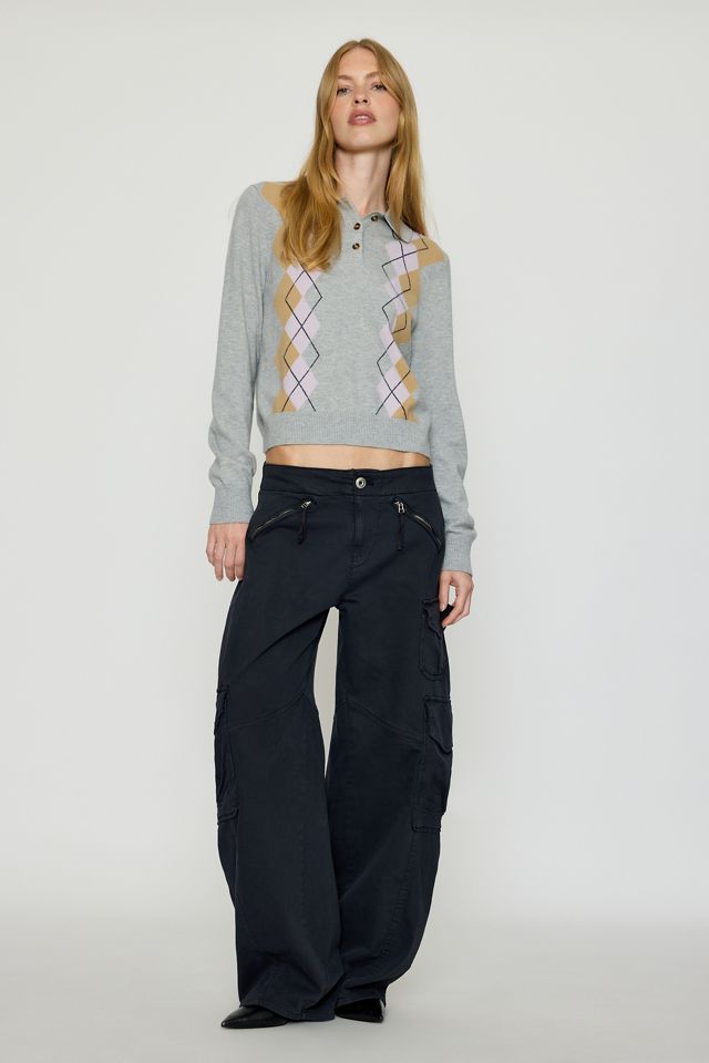 Barbour Fawne 100% Wool Polo Jumper #1