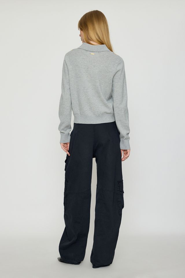 Barbour Fawne 100% Wool Polo Jumper #4