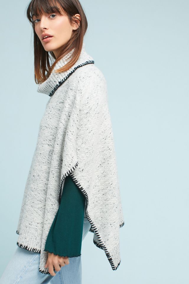 Speckled Poncho Pullover #1