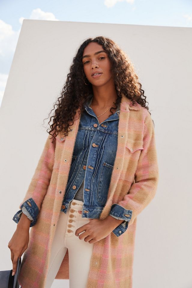 Pilcro Eliza Eyelash Sweater Jacket #1