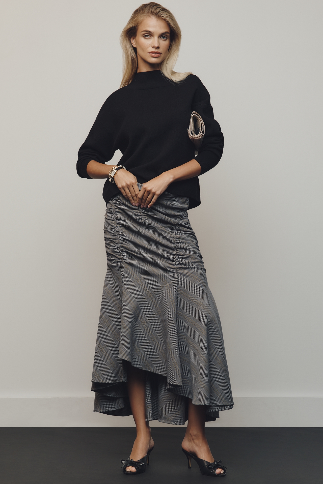 The Carys Mock-Neck Sweater by Maeve