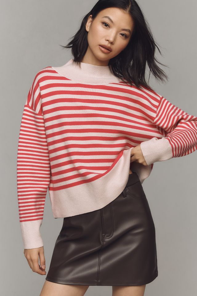 The Carys Mock Neck Sweater by Maeve Anthropologie