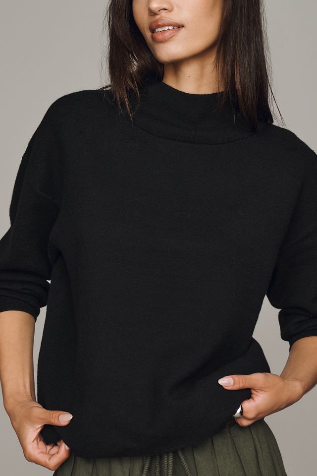 Carys Mock-Neck Sweater by Maeve #3