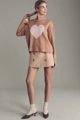 Maeve The Carys Mock-neck Sweater By  In Brown