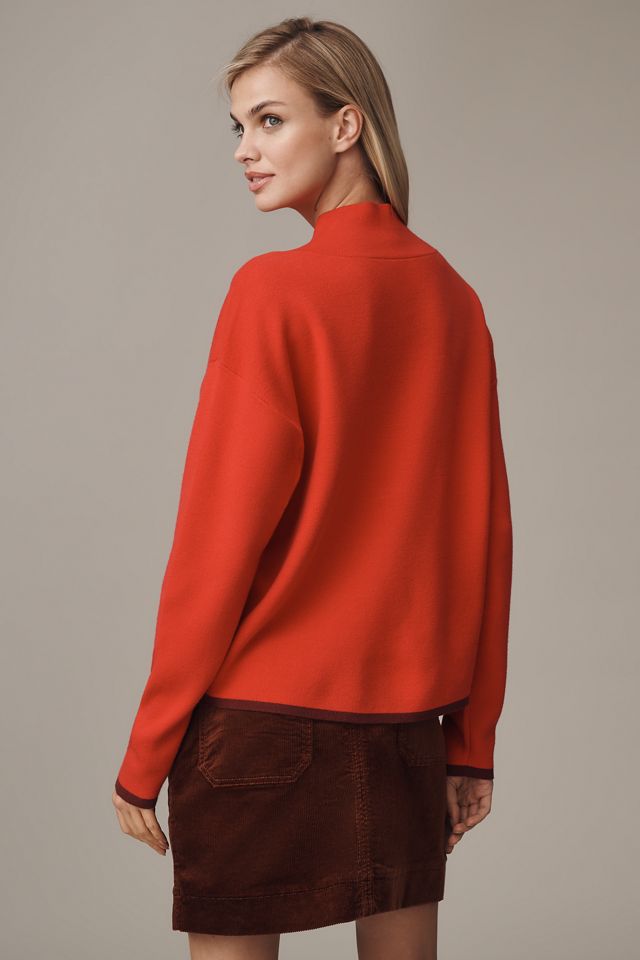 The Carys Mock-Neck Sweater by Maeve