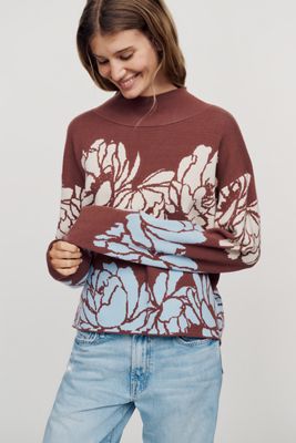 Carys Mock-Neck Sweater by Maeve