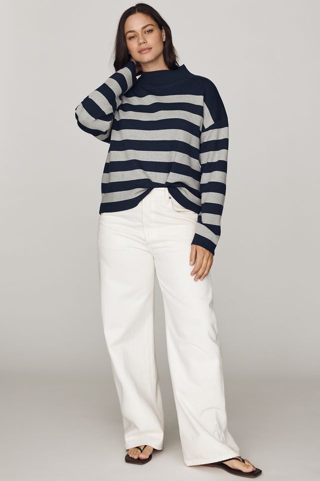 Carys Mock-Neck Sweater by Maeve #6