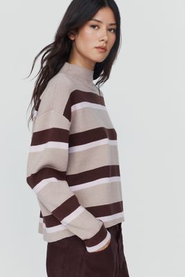 Maeve Carys Mock-Neck Sweater