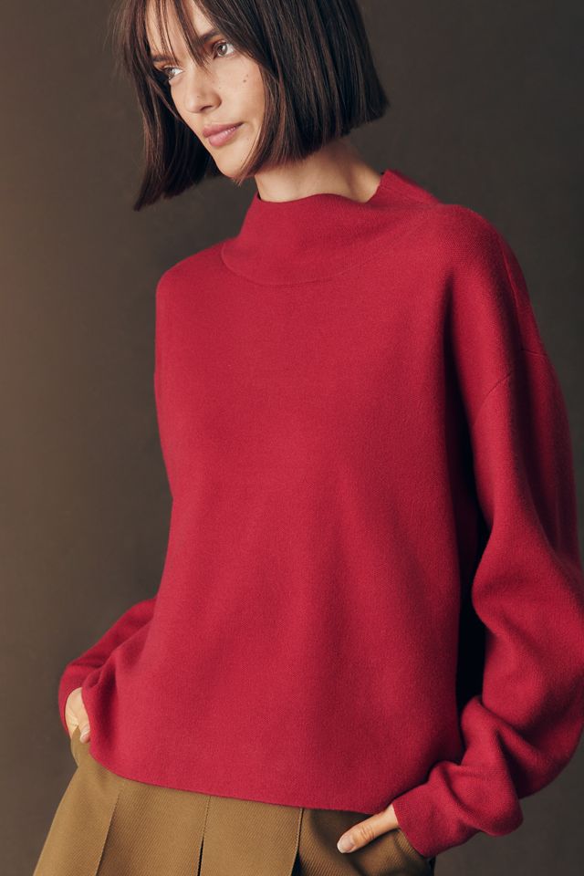 Carys Mock-Neck Sweater by Maeve #1