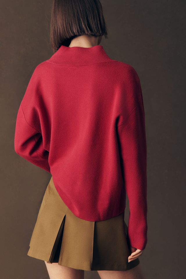 Carys Mock-Neck Sweater by Maeve #3