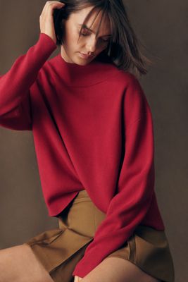 Carys Mock-Neck Sweater by Maeve
