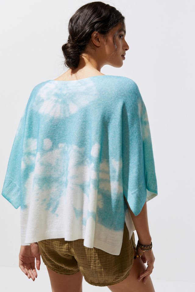Draped Tie-Dye Cashmere Sweater #4