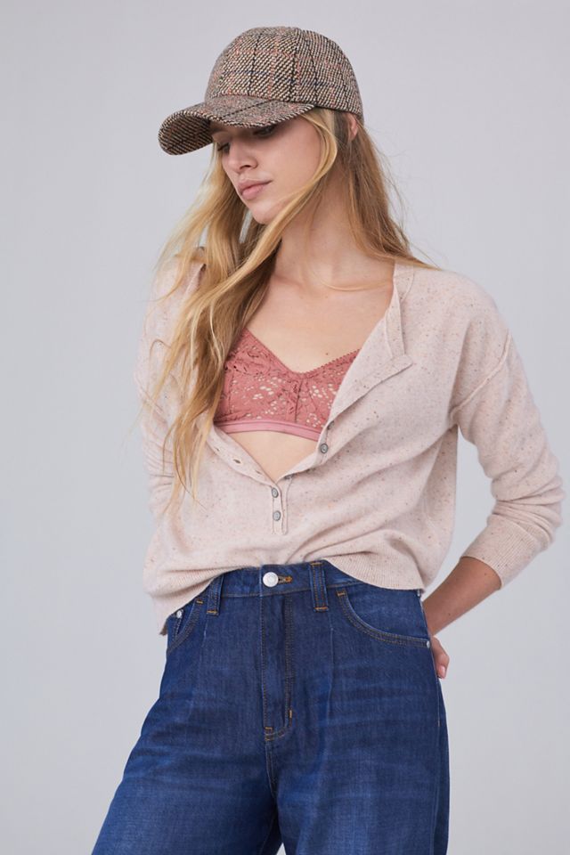 Pilcro Henley Cashmere Top | Anthropologie