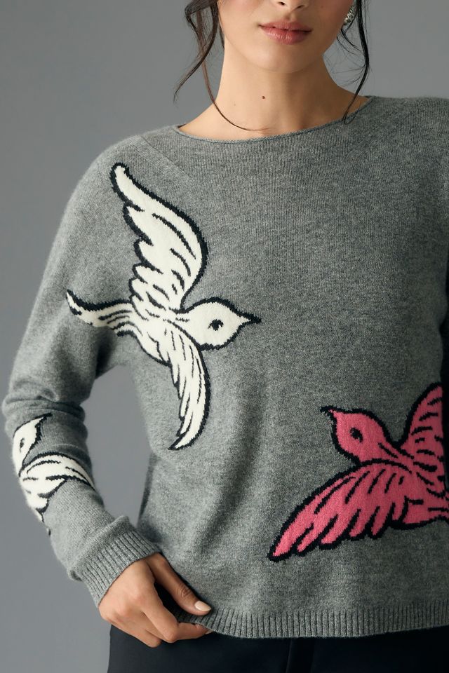 Maeve Cashmere Intarsia Sweater #2