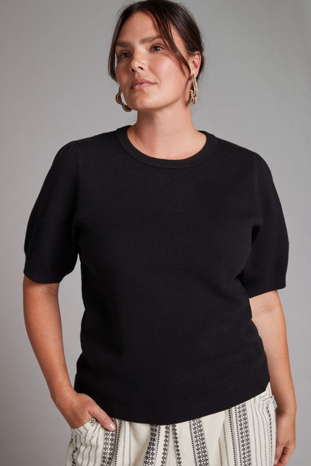 Maeve Jacquard Knit Tee #6