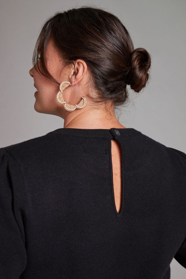 Maeve Jacquard Knit Tee #7