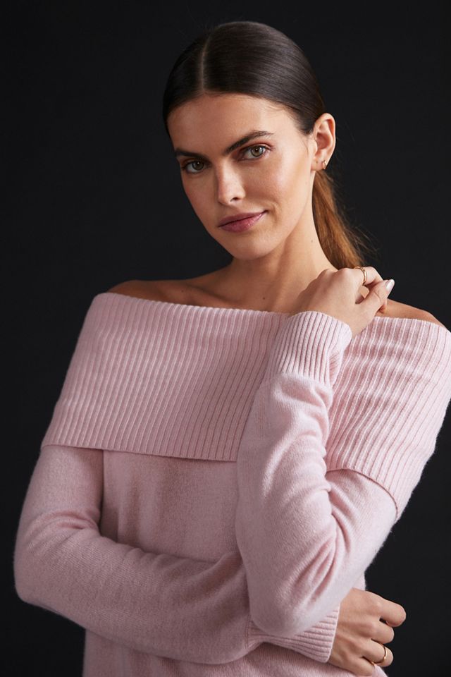 Maeve OffTheShoulder Cashmere Sweater Anthropologie