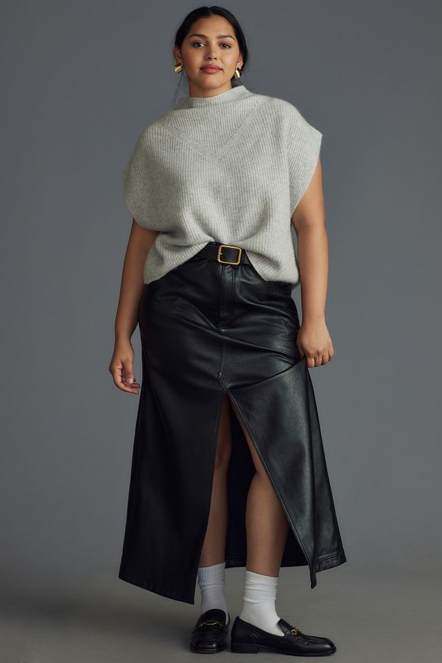 The Enza Cashmere Poncho Sweater Vest  #7