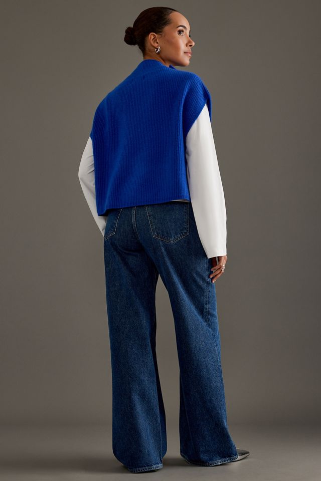 By Anthropologie Oversized Gerippte Kaschmirweste #2