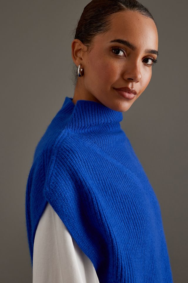 By Anthropologie Oversized Gerippte Kaschmirweste #3