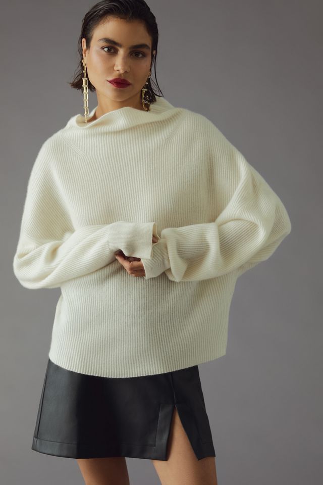 Pilcro Ribbed Cashmere Sweater | Anthropologie