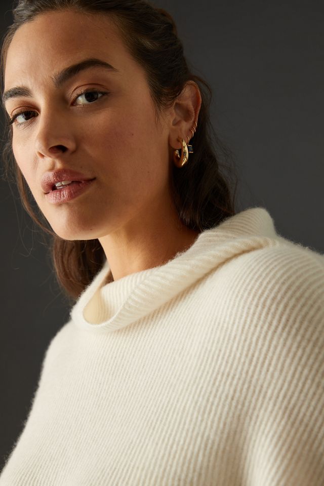 Pilcro Ribbed Cashmere Sweater #5