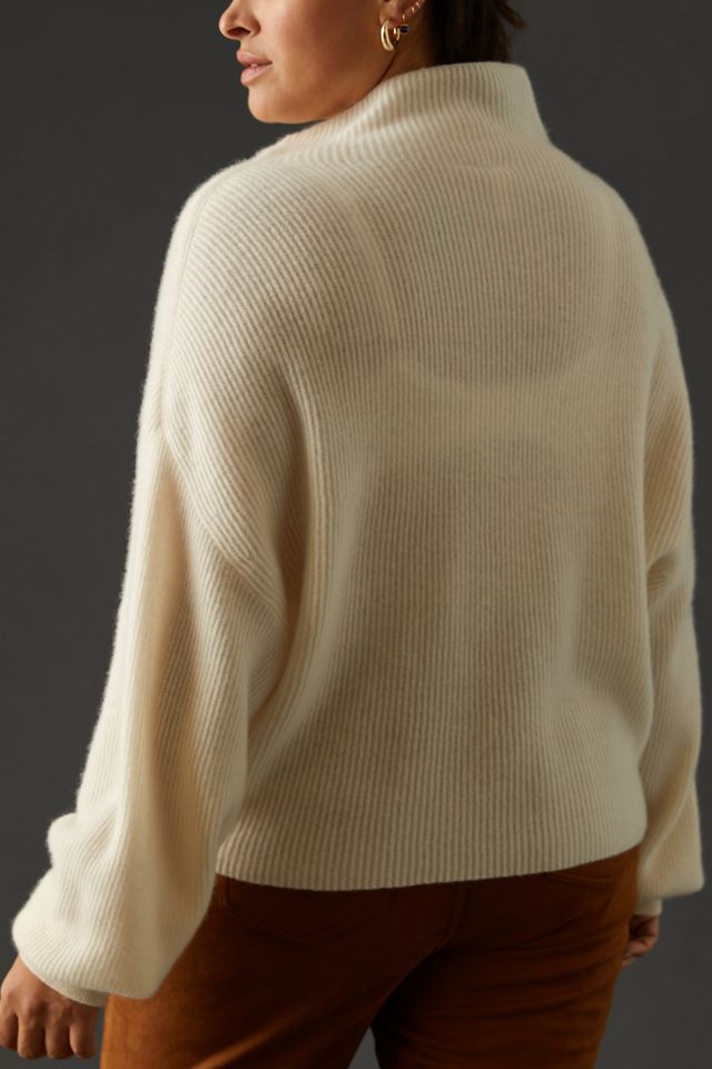 Pilcro Ribbed Cashmere Sweater #6