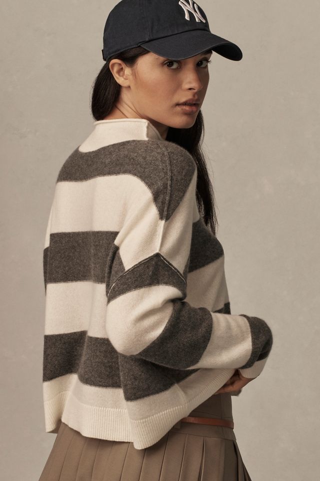 The Alani Cashmere Mock-Neck Sweater by Pilcro #2