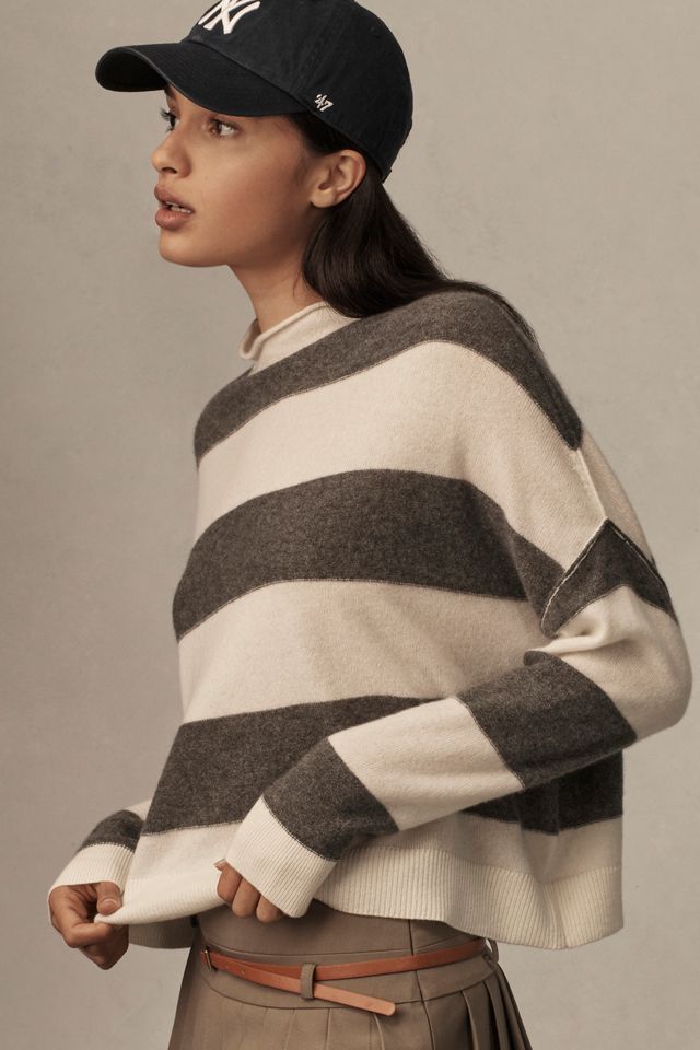 The Alani Cashmere Mock-Neck Sweater by Pilcro #4