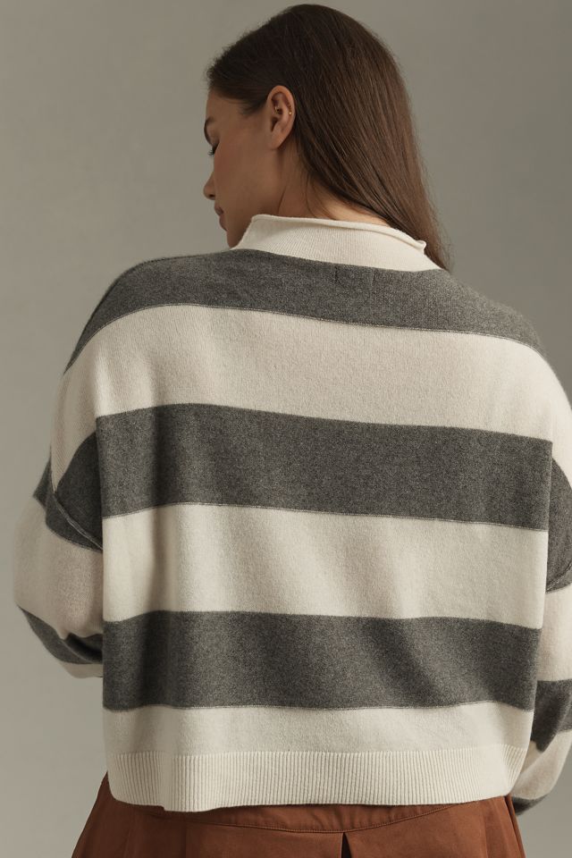 The Alani Cashmere Mock-Neck Sweater by Pilcro #6
