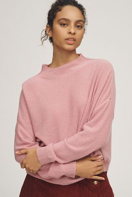 New Anthropologie Laetitia Rouget Love Cashmere Sweater retailer $198 X-SMALL Pink