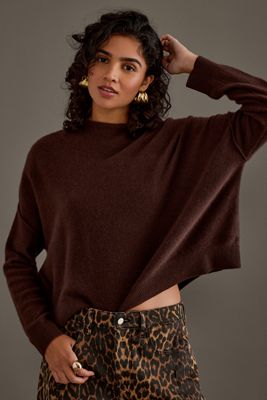 Alani Cashmere Mock Neck Jumper