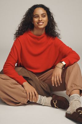 Alani Cashmere Mock Neck Jumper