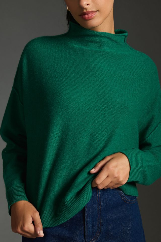 The Alani Cashmere Mock-Neck Sweater by Pilcro #2