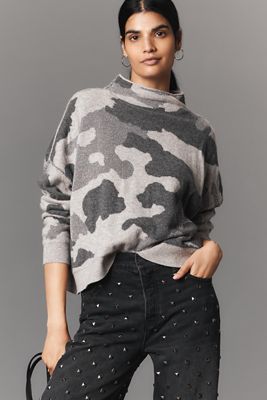 The Alani Cashmere Mock-Neck Sweater by Pilcro