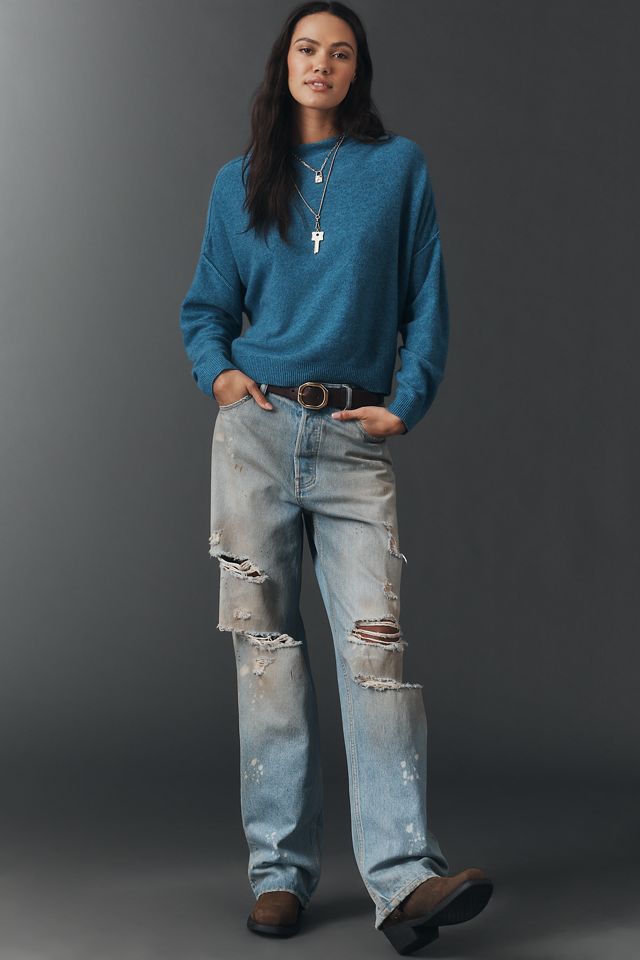 Alani Cashmere Mock-Neck Sweater by Pilcro #2