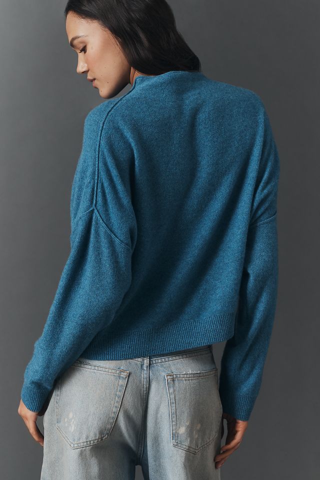 Alani Cashmere Mock-Neck Sweater by Pilcro #3