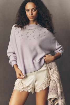 The Alani Cashmere Mock-Neck Sweater by Pilcro