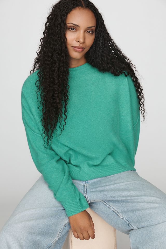 Pilcro Alani 100% Cashmere Mock-Neck Sweater #4