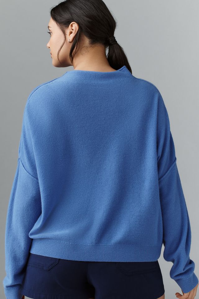 Alani 100% Cashmere Mock Neck Jumper #11