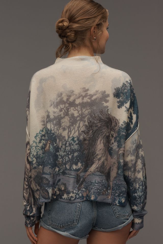 The Alani Cashmere Mock-Neck Sweater by Pilcro