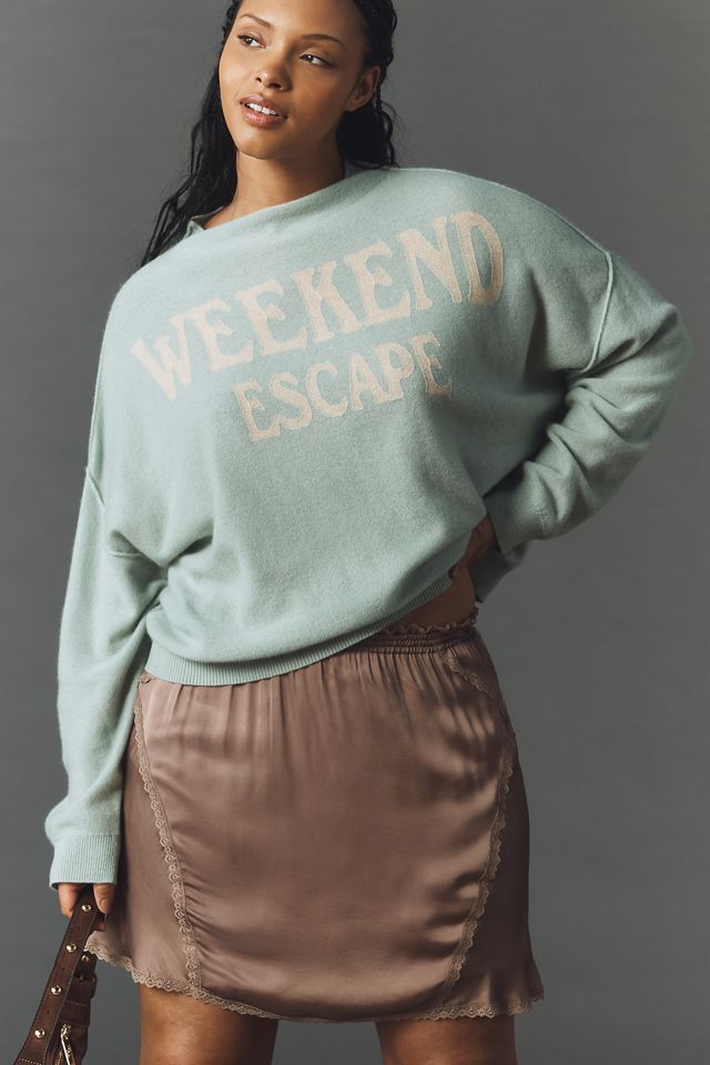 The Alani Cashmere Mock-Neck Sweater by Pilcro | Anthropologie