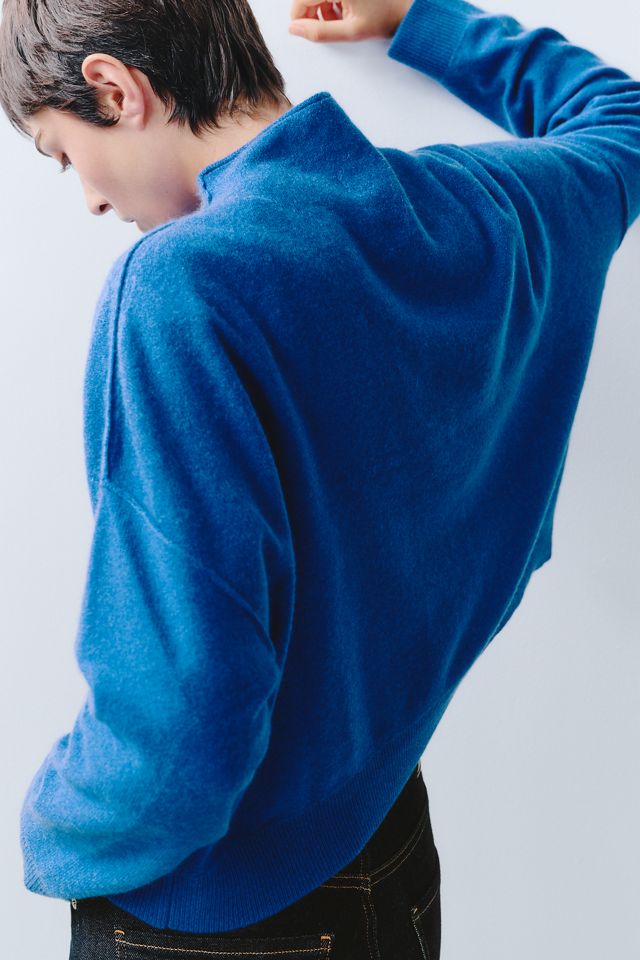 Pilcro Alani 100% Cashmere Mock-Neck Sweater #4