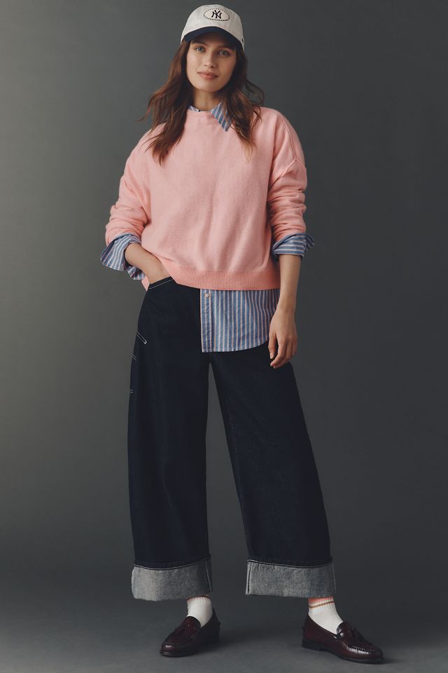 The Alani Cashmere Mock-Neck Sweater by Pilcro #1