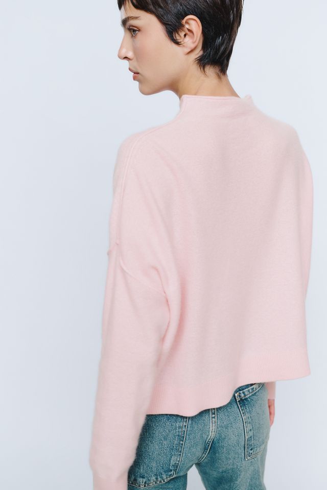 Pilcro Alani 100% Cashmere Mock-Neck Sweater #4