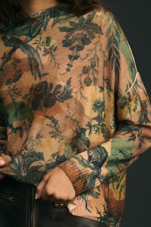 Pilcro Mock-Neck Cashmere Sweater #3