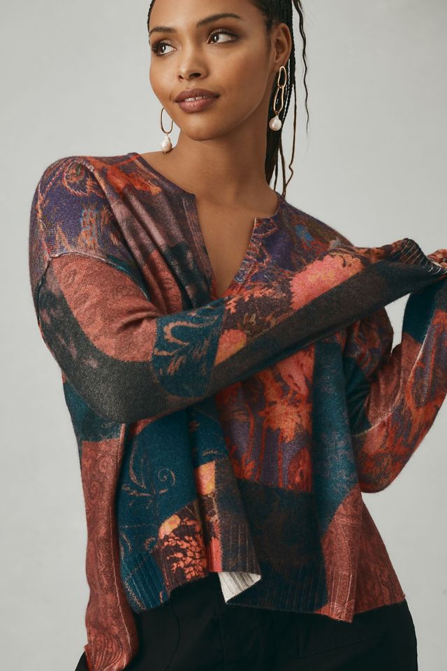 Pilcro V-Neck Cashmere Sweater #4