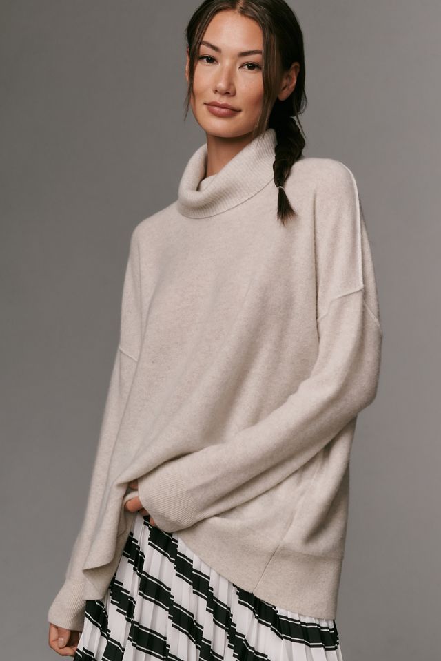By Anthropologie Cashmere Turtleneck Tunic Sweater #4